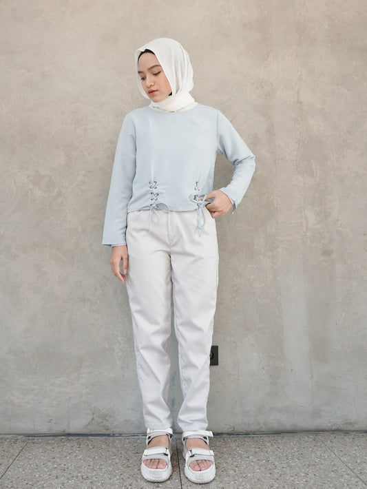 SEELARAS - Senada Pants Sand / Celana Panjang Wanita